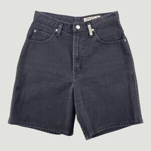 Vintage Osoon Jeanswear Black High Rise Denim Shorts Women’s 9/10 Y2K